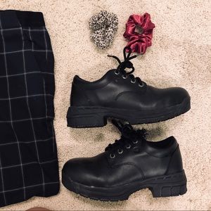 WORN ONCE UO GRUNGE THICKSOLE WORKER BOOT RARE🖤⚡️